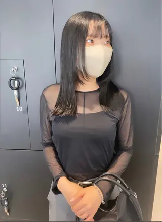 セミロング カラー マンツーマン半個室 tamuraのヘアスタイル