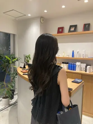 ロング カラー 久野紗愛 【髪質改善　艶髪】のヘアスタイル