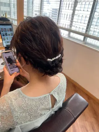 セミロング ヘアアレンジ Topstylist YUKIのヘアスタイル