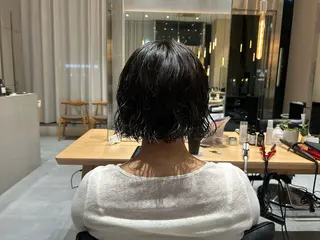 パーマ ヘアアレンジ yoko韓国レイヤー /ワンホン/ショートのヘアスタイル