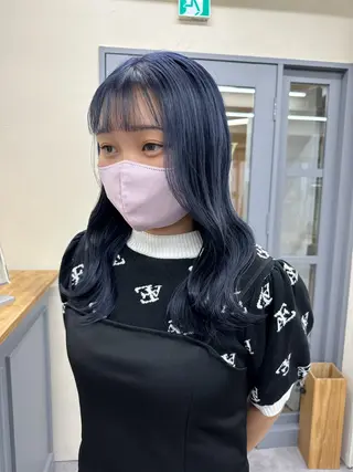 カラー レディースパーマ モデル募集RIKOのヘアスタイル