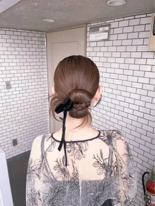 ヘアアレンジ 垢抜けヘアメイク🫧 JURI🪽のヘアスタイル