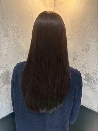 ロング 髪質改善/縮毛矯正/ 艶カラー/ヘッドスパのヘアスタイル