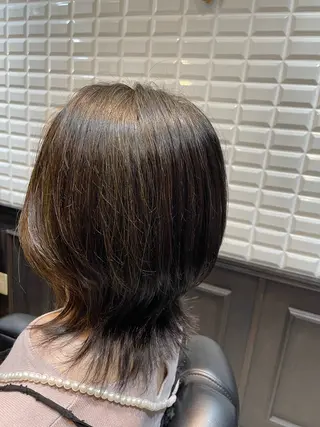 ミディアム Lupinus中田 パーマモデル募集中のヘアスタイル