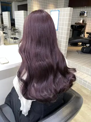 カラー 透明感ラベンダー/ レイヤー/表参道のヘアスタイル