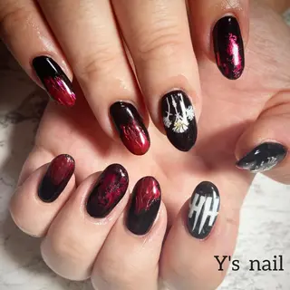 ネイル 手書きが得意🖌️ Y’s  nailのネイルデザイン