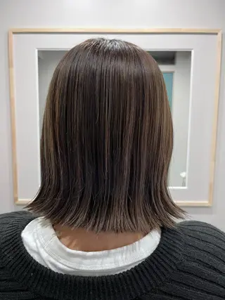 ミディアム カラー liL  hair サトウリョウタのヘアスタイル
