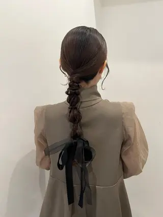 sena⌇ベージュ⌇ ブリーチなしWカラーのヘアスタイル
