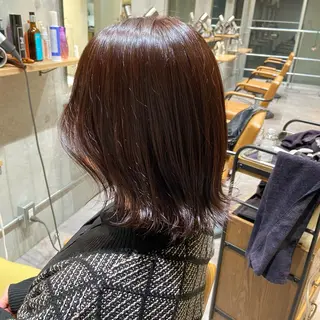 ミディアム カラー 👒oikawa kaede🍃のヘアスタイル
