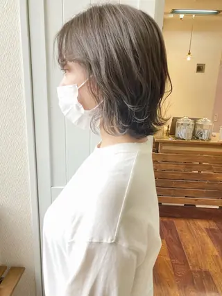 ミディアム カラー 小木曽智美 /ボブ/ショートのヘアスタイル