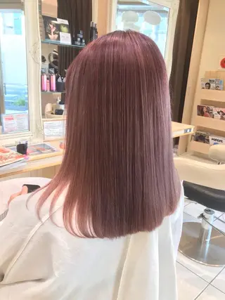 セミロング カラー ☘️お悩み解決☘️ 岡部恒輝のヘアスタイル