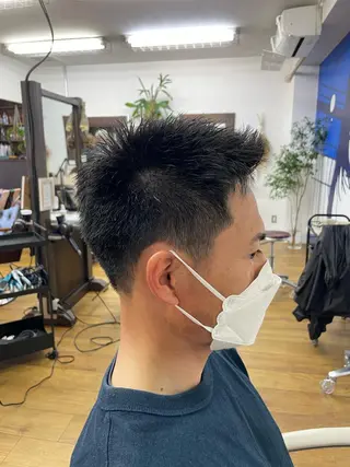 ショート メンズ ユ カの眉毛・アイブロウイメージ