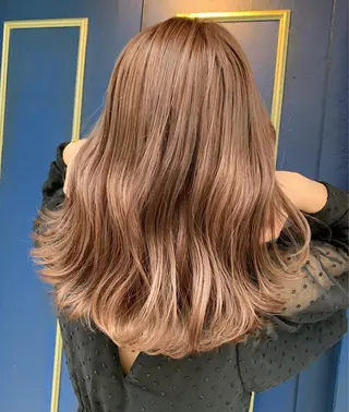 セミロング カラー ヘアアレンジ 💛髪質改善/透明感 カラー🧡reikaのヘアスタイル