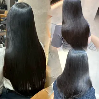 ロング 髪質改善/縮毛矯正 レイヤー/ユウタ👑のヘアスタイル