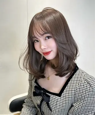 ミディアム メンズ 🎗副店長/井上 竜 ブリーチ指名No.1のヘアスタイル