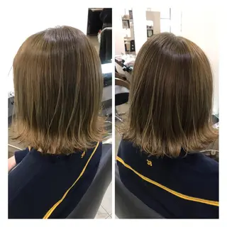 ミディアム カラー 烏山 達也のヘアスタイル