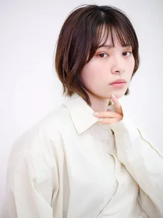 ミディアム カラー BASSA 下井草店のヘアスタイル
