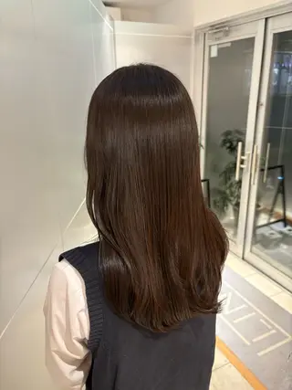 ロング パーマ/ ハイライト/志賀のヘアスタイル