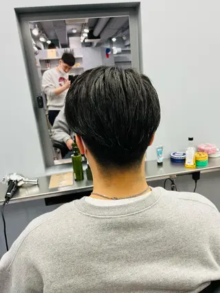 ショート メンズ 池袋メンズパーマ フェード純平のヘアスタイル