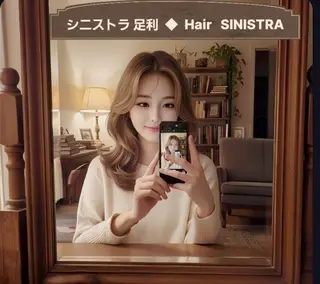 ミディアム 足利市・原宿・表参道 シニストラのヘアスタイル
