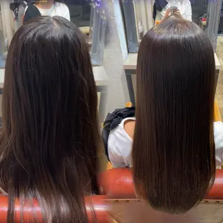 セミロング カラー 福士 未来のヘアスタイル