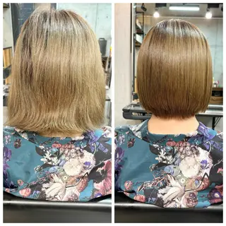 ショート パーマ ショートボブ髪質改善 縮毛矯正のプロ山道潤のヘアスタイル