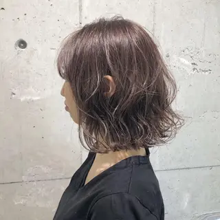 ミディアム パーマ 🌟横浜THREE 店長担当🌟のヘアスタイル