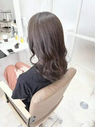 ミディアム 【ROSSO】 SHUHEIのヘアスタイル