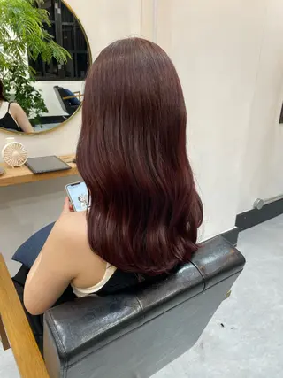 ロング カラー 高梨 菜々のヘアスタイル