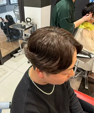 パーマ メンズ レディースモデル募集 無料/田中海斗のヘアスタイル