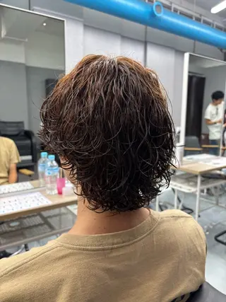 カラー パーマ メンズ メンズパーマ/韓国 ヘア/Mino🤍のヘアスタイル
