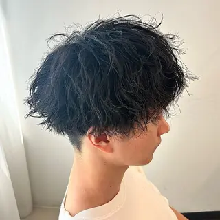 パーマ メンズ Momo/海外ヘア レイヤー/ハイライトのヘアスタイル