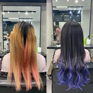 ロング カラー ヘアアレンジ ar+ ❤︎ maiのヘアスタイル