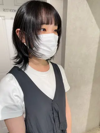 ミディアム カラー ナチュラル透明感🌱 小山美樹子のヘアスタイル