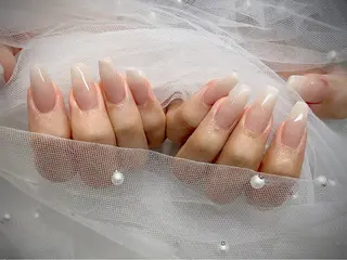 ネイル I-nailロング /ワンホン/キラキラのネイルデザイン