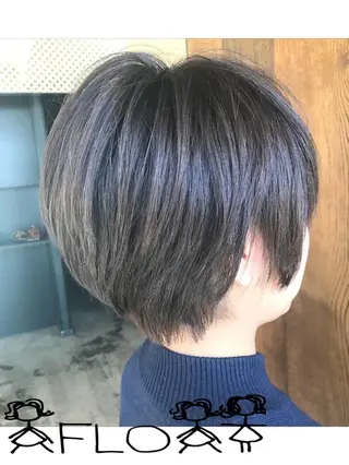 ショート 渋谷レイヤーカット❌ 縮毛矯正専門/武田涼のヘアスタイル