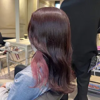 ロング カラー 💖ブリーチ/暖色 𝐘𝐮𝐢💖のヘアスタイル