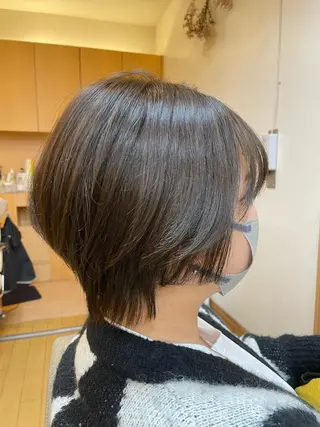 ショート 韓国ヘア 🤍中西麻友🤍のヘアスタイル