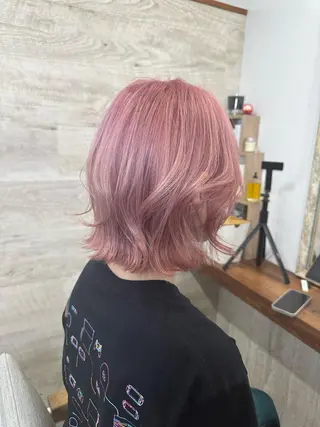 ショート カラー ブリーチ koheiのヘアスタイル