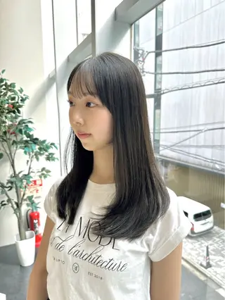 ロング カラー 矢野 晃平のヘアスタイル