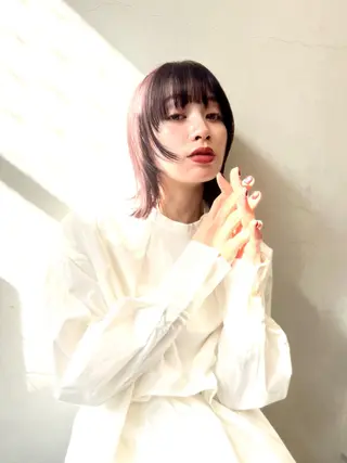 セミロング カラー HARU//原宿🤍 リピート率NO.1のヘアスタイル