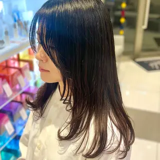 セミロング パーマ Yuka/Aujua ソムリエ/髪質改善のヘアスタイル