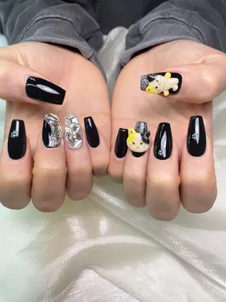 ネイル アヤメネイル 最新チップスカルプのネイルデザイン