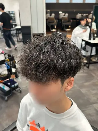 ショート パーマ メンズ !メンズ特化! 田中健輔のヘアスタイル