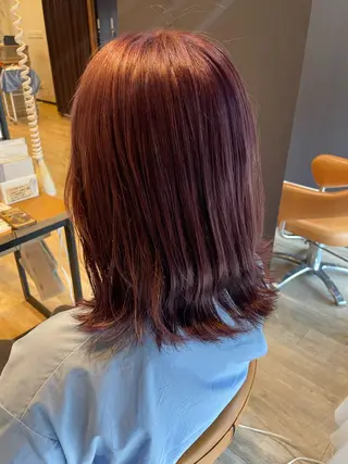 ミディアム カラー 髪質改善/ブリーチ 田代 龍我のヘアスタイル