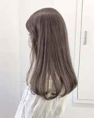 ロング カラー 【ブリーチカラー】 🌈ALIVE若山葵のヘアスタイル