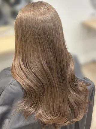 ロング カラー CHAINON×FeM#所属・名駅/sHiHo/透 明感カラー✨🎀/のヘアスタイル