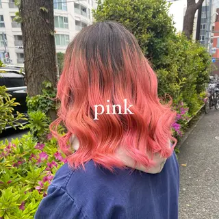 ミディアム カラー 絶対カワイイ保証💕 カワノチヒロのヘアスタイル