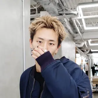 カラー メンズ 渋谷 メンズショート 佐伯 将のヘアスタイル