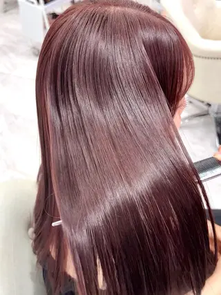 ロング 韓国/縮毛矯正/ カンタのヘアスタイル